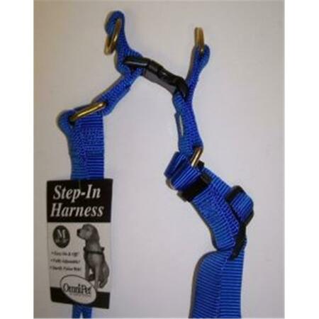 OMNI PET No.19MBL Step in Harness Nylon Size 18-28in Medium Color Blue 445-19021